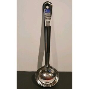 Kitchen Ladle Soup Sauce Straight Handle Stainless Steel 13" Silver